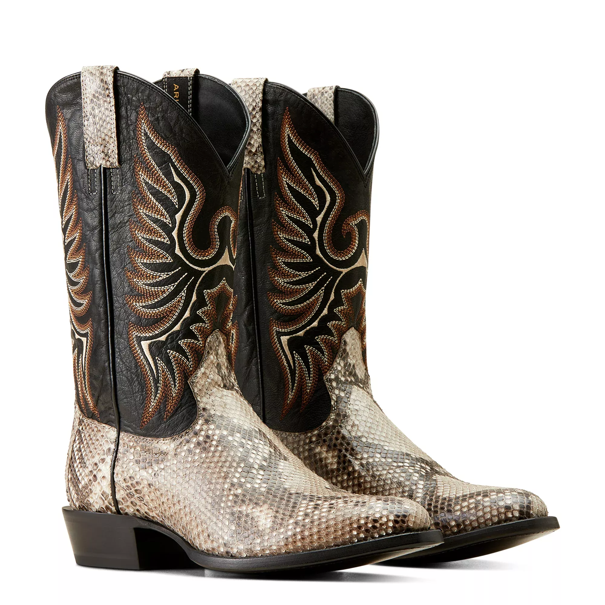 10047082 - Ariat Men's Slick Natural Python Cowboy Boot