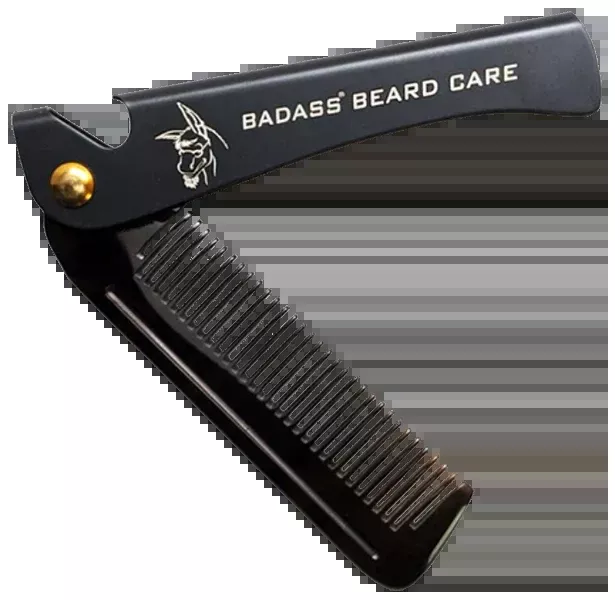2-in-1 Folding Ox Horn Comb