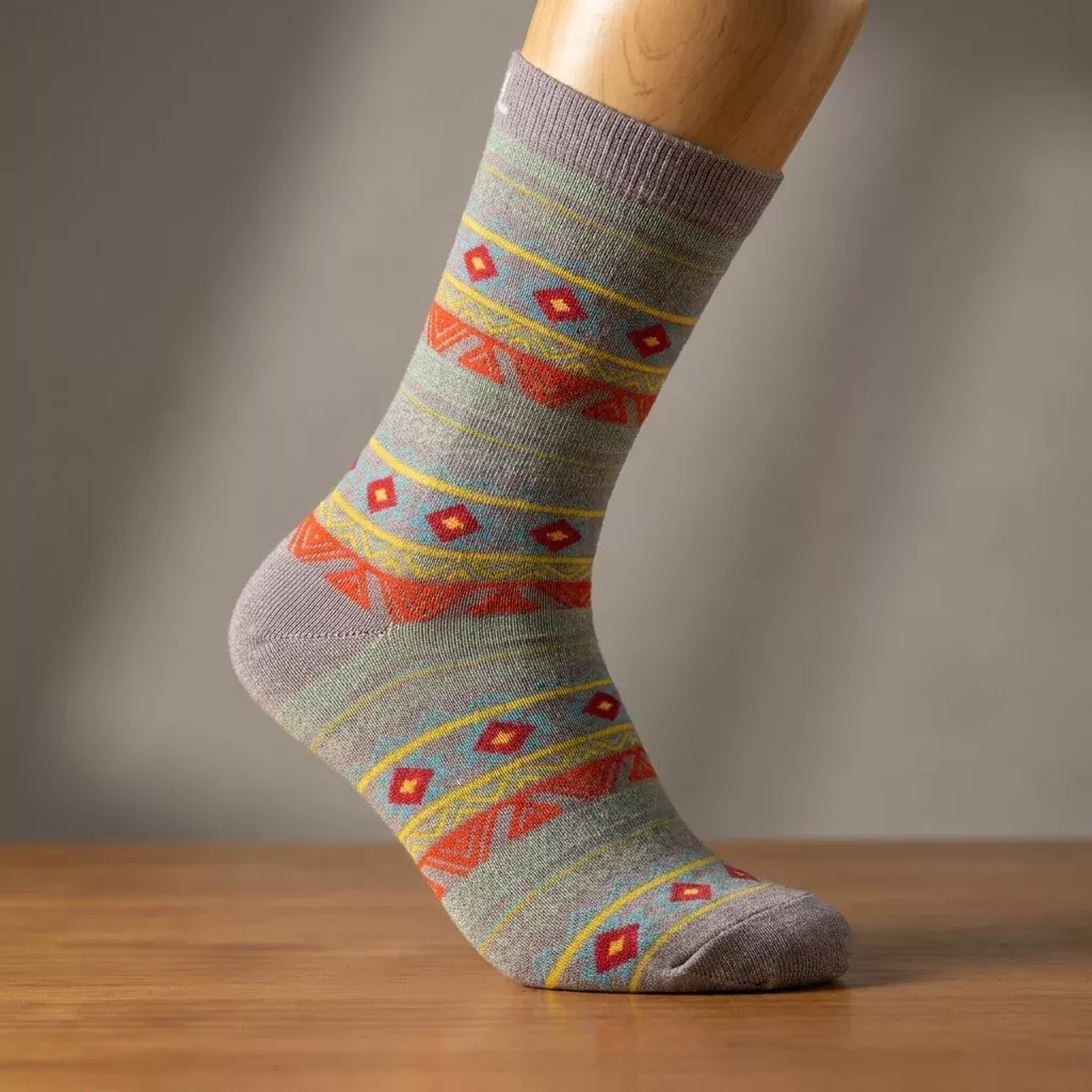 222323AZT - Red Dirt Hat Co Crew Cut Sock Multicolor Patterns