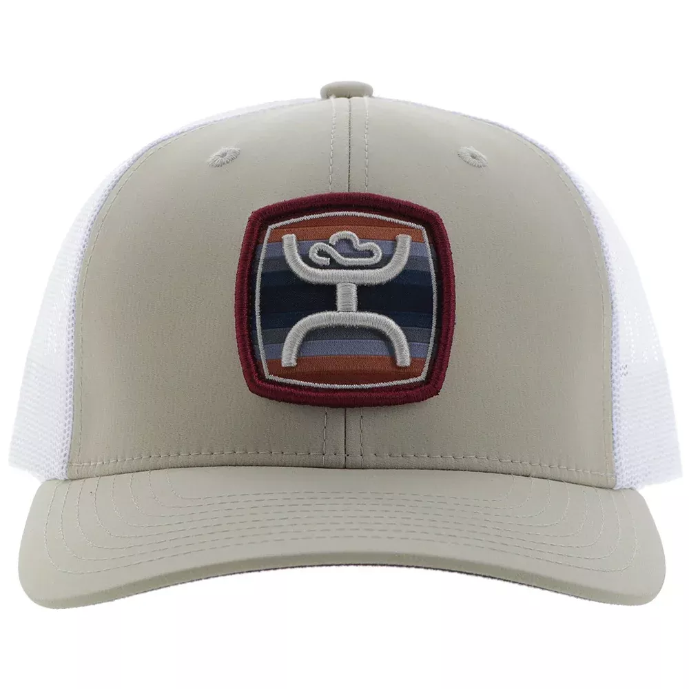 2524T-TNWH - Hooey "Zenith" Hat Tan/White W/ Serape Patch