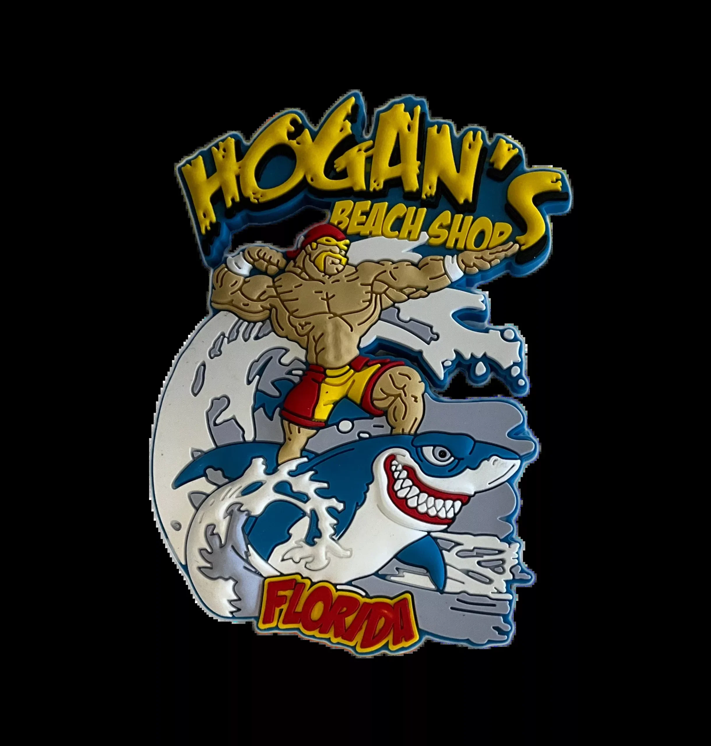 3D Magnet Shark Surf
