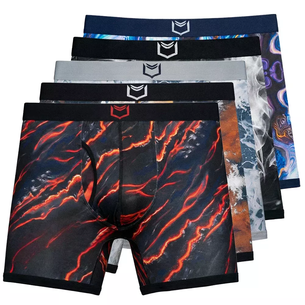 4.0 Bamboo Elements 5" Boxer Brief - Zen Pouch™ Duo (5 Pack)
