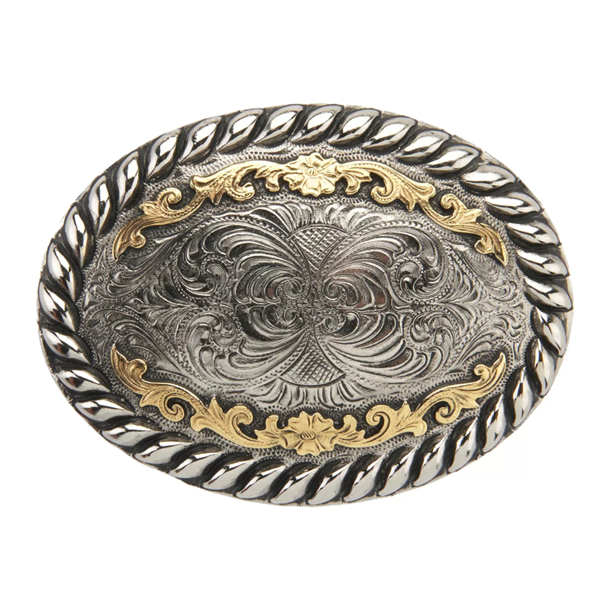 502 - Oval with Embossed Heavy Rope Buckle