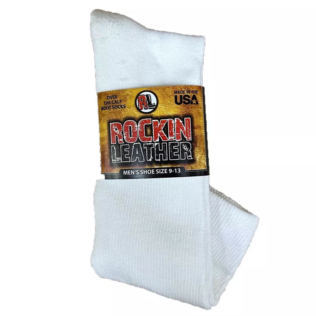662 - RL White Boot Sock