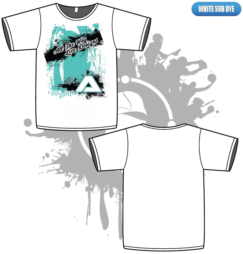 Affliction Mens White Sub Dye Shirt