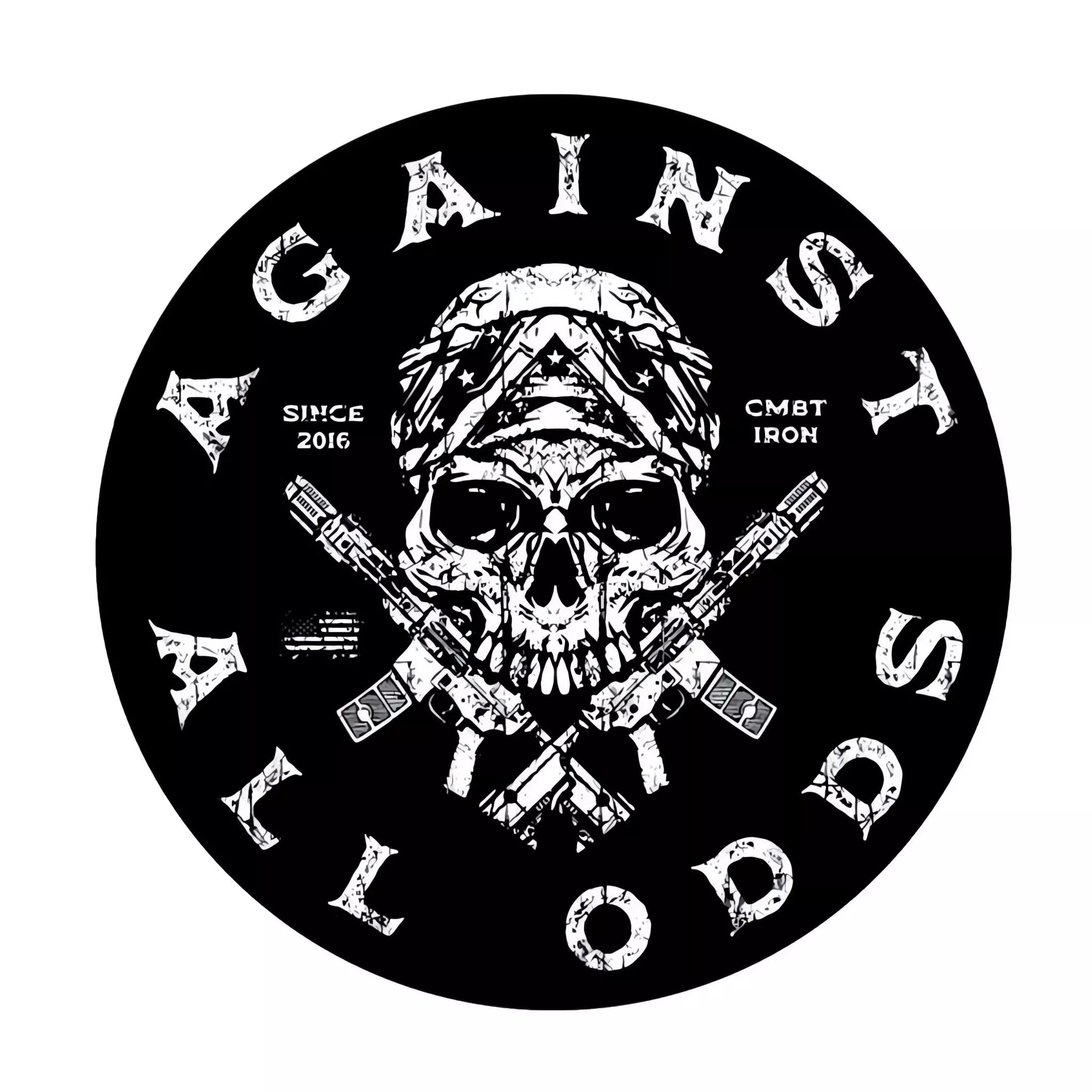 Against All Odd's Skull Decal
