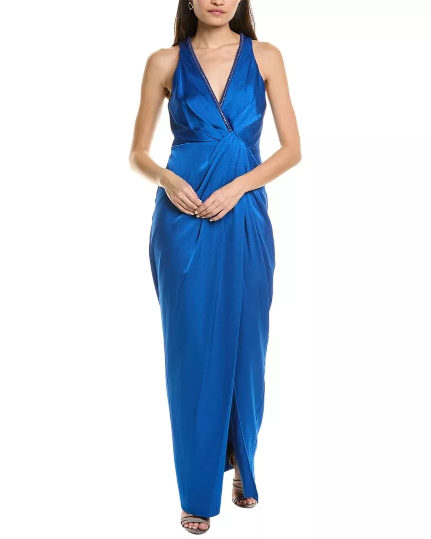 Aidan Mattox Slim Column Gown