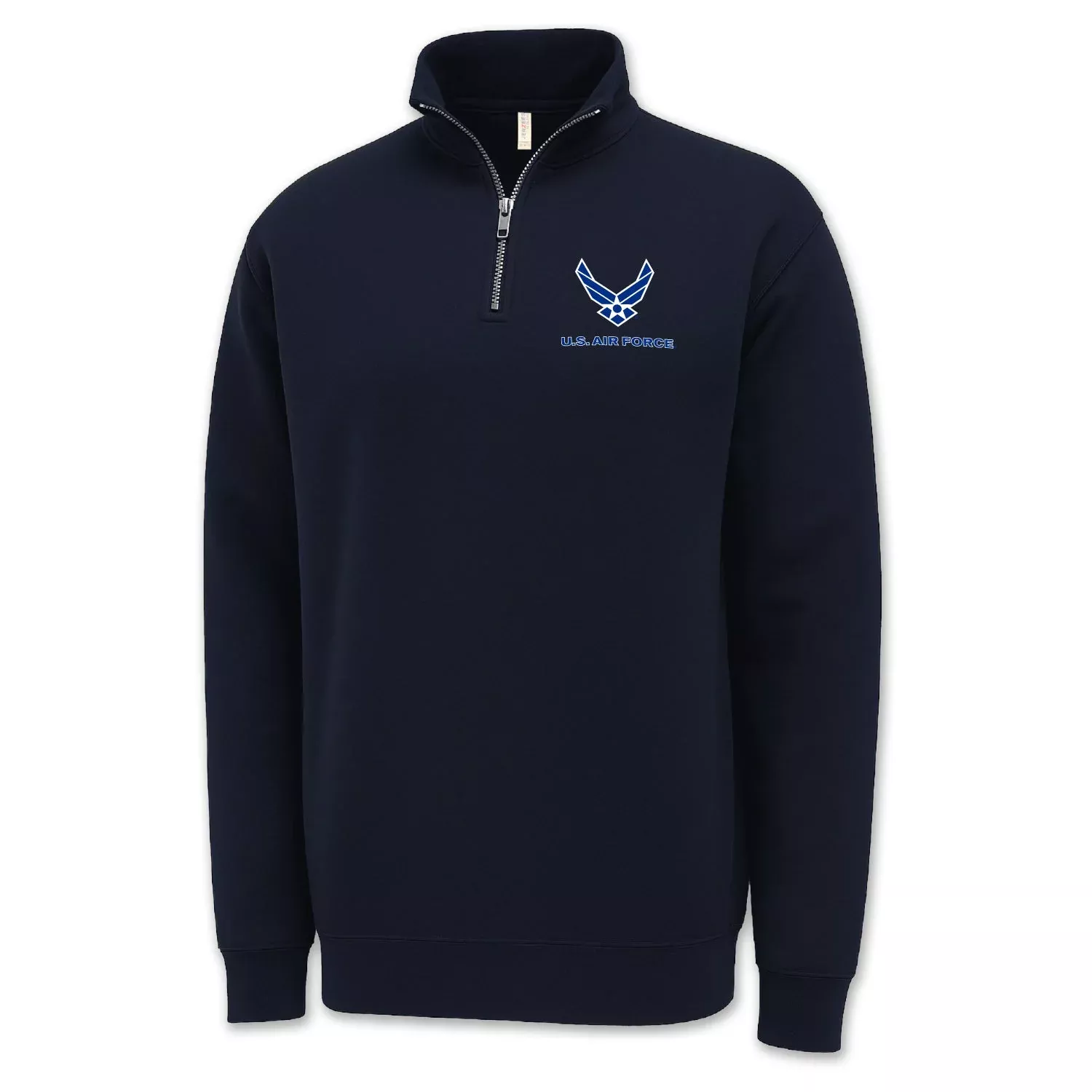 Air Force Wings Left Chest Logo 1/4 Zip (Navy)