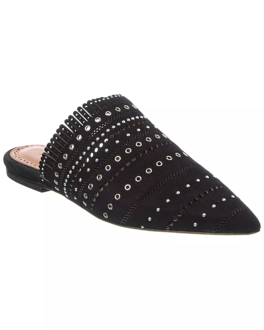 Alaia Suede Mule