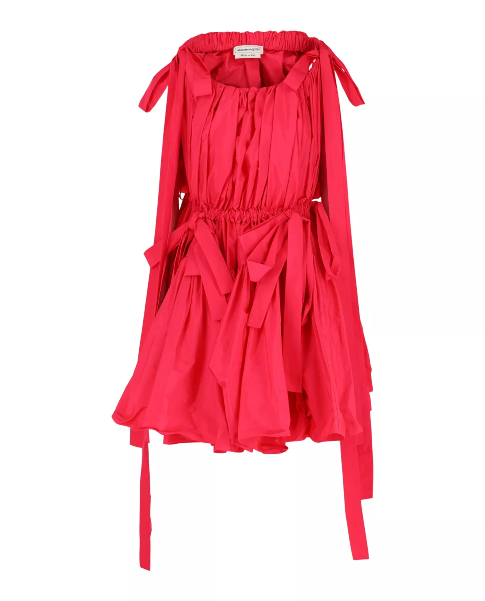 Alexander McQueen Womens Bow Mini Dress