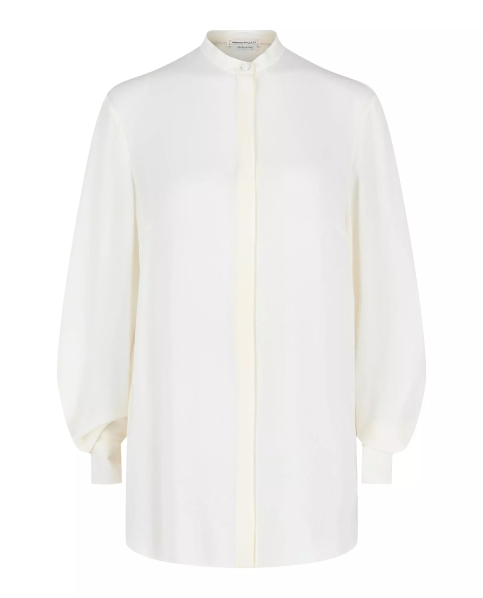 Alexander McQueen Womens Sheer Georgette Blouse