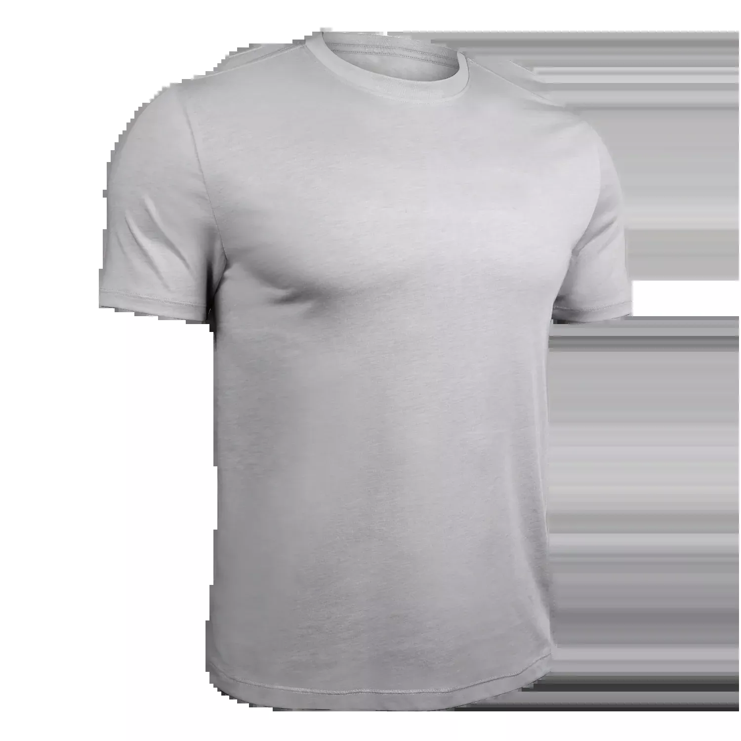 All Day Crew Tee - Heathered Grey