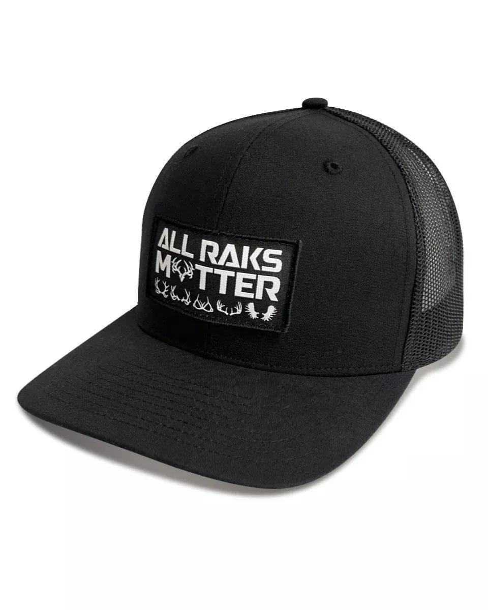 All Raks Matter ™ Trucker Hat - Black Patch