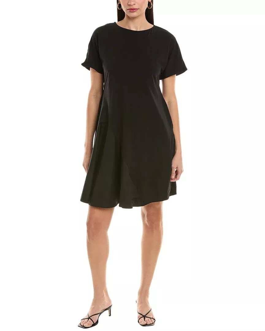 Alpha Studio Flare Panel A-Line Dress