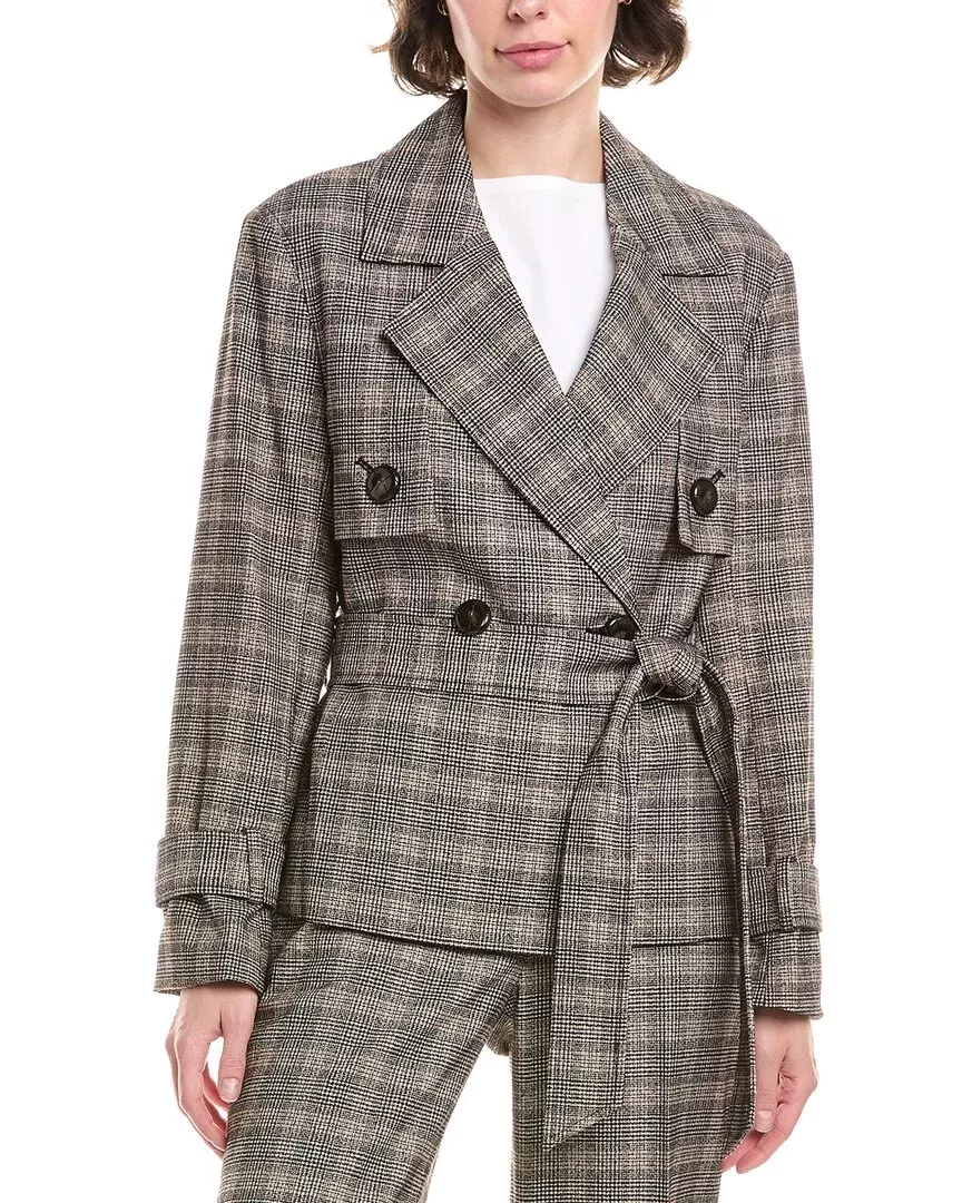 Anne Klein Belted Trench Jacket