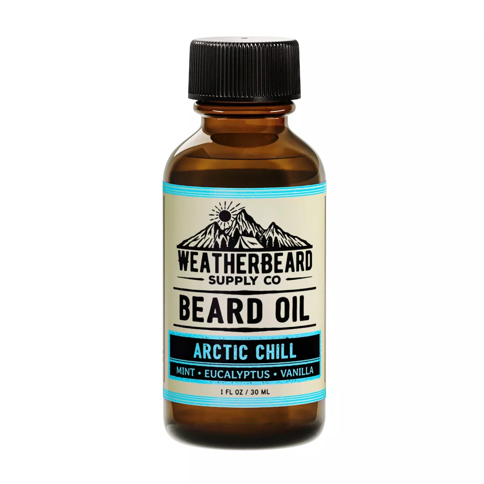Arctic Chill Beard Oil - Mint, Eucalyptus, Vanilla