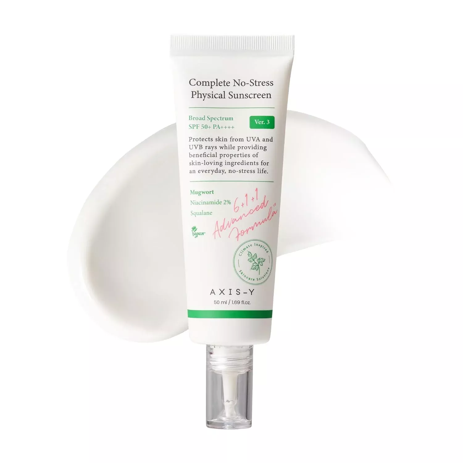 AXIS-Y Complete No-Stress Physical Sunscreen SPF50+ PA++++