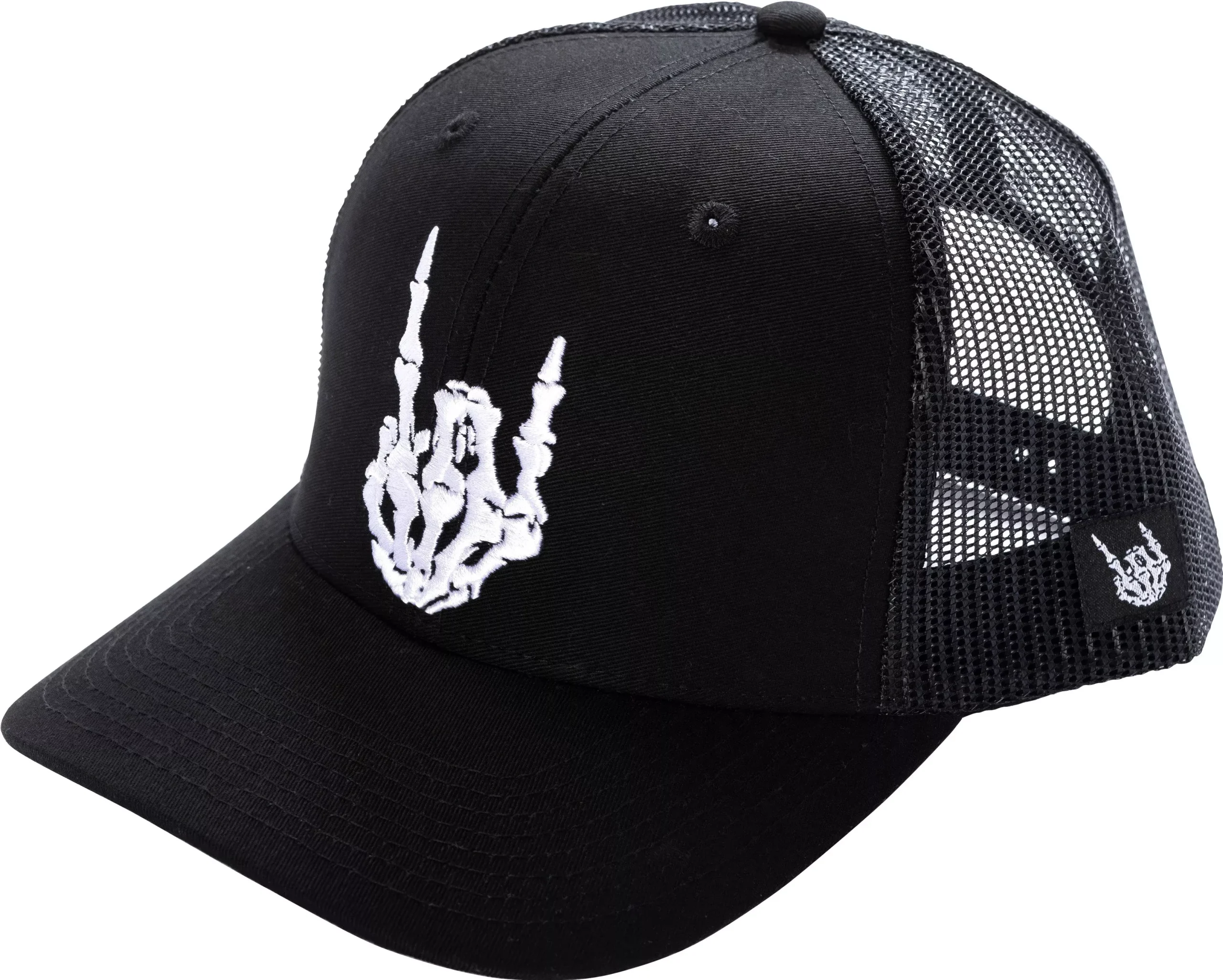 BadFlag Skeleton Hand Trucker Hat