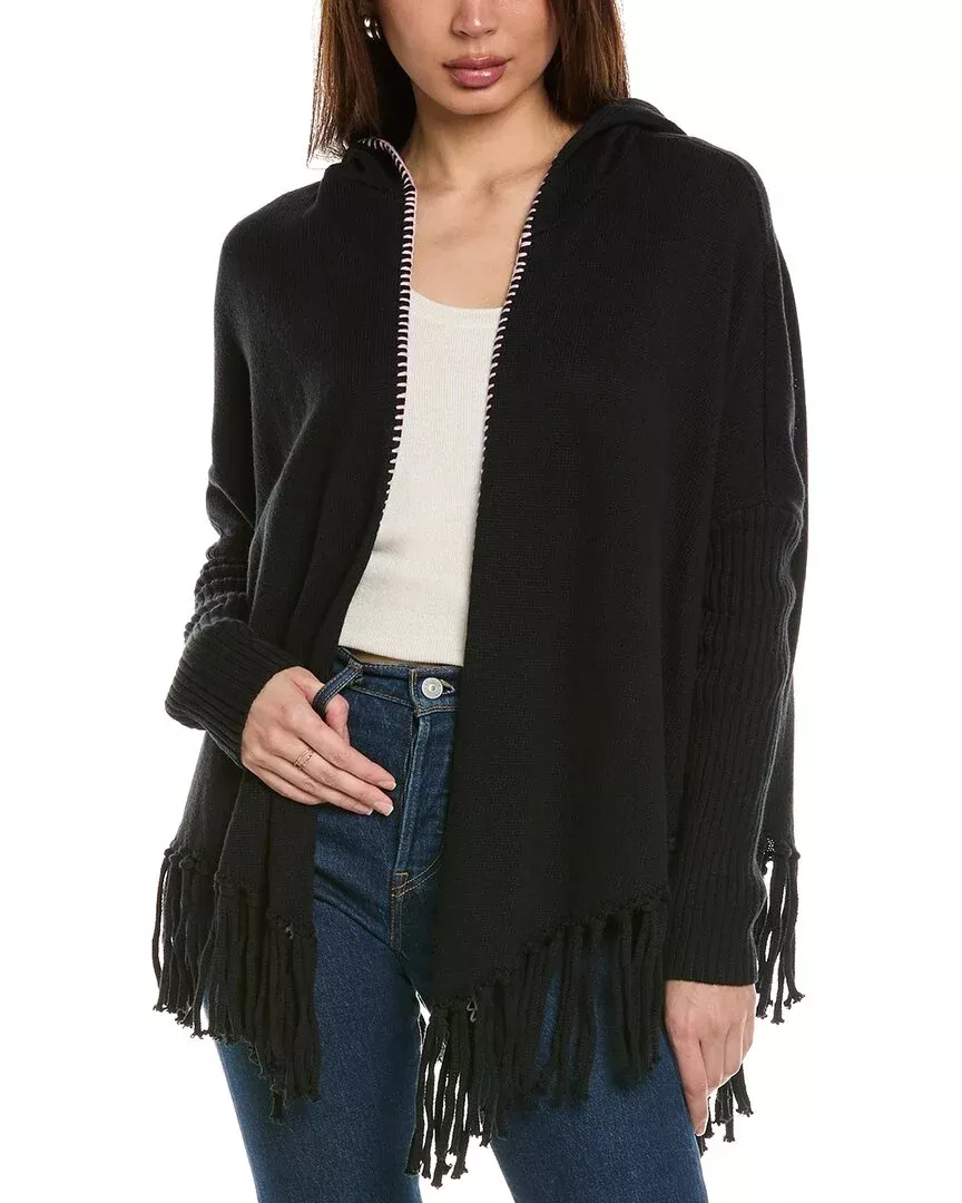 Balmain Long Collarless 6-Button Crepe Jacket