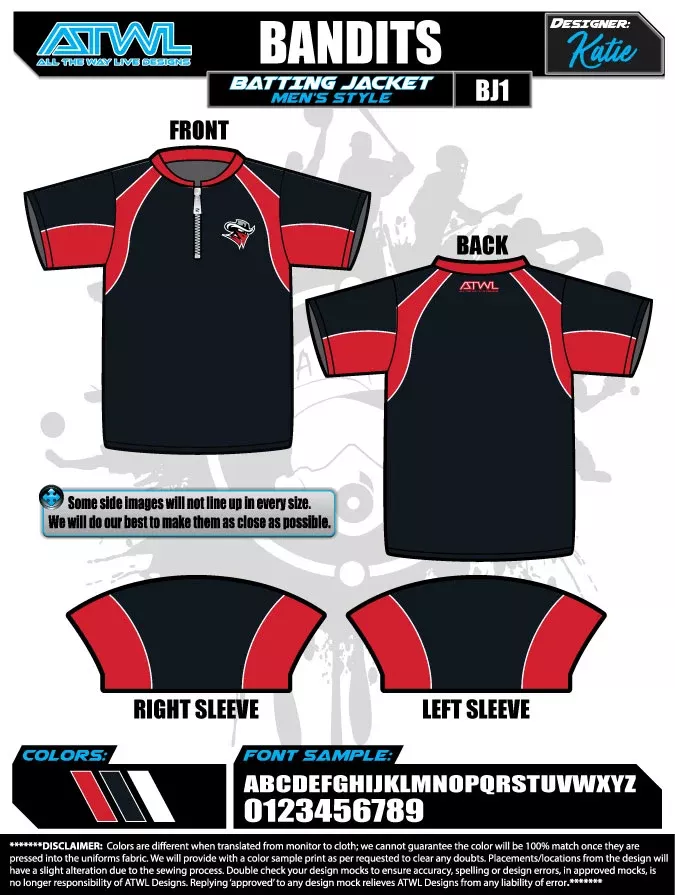 Bandits 13U Batting Jacket