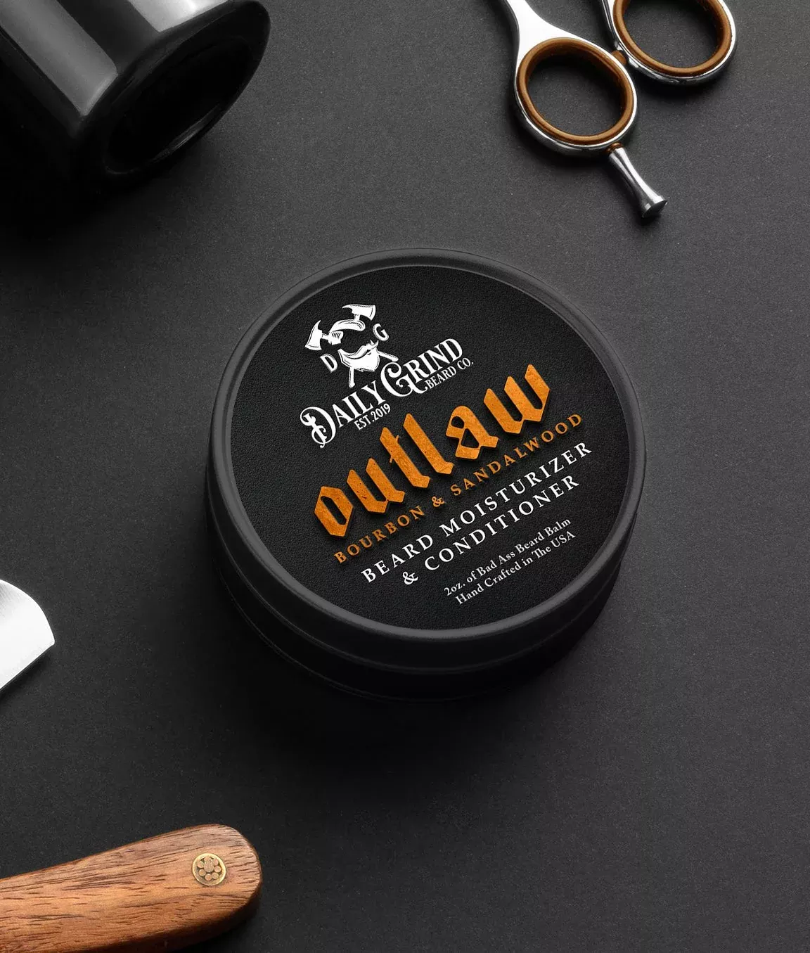 Beard Balm - Outlaw Beard Moisturizer & Conditioner