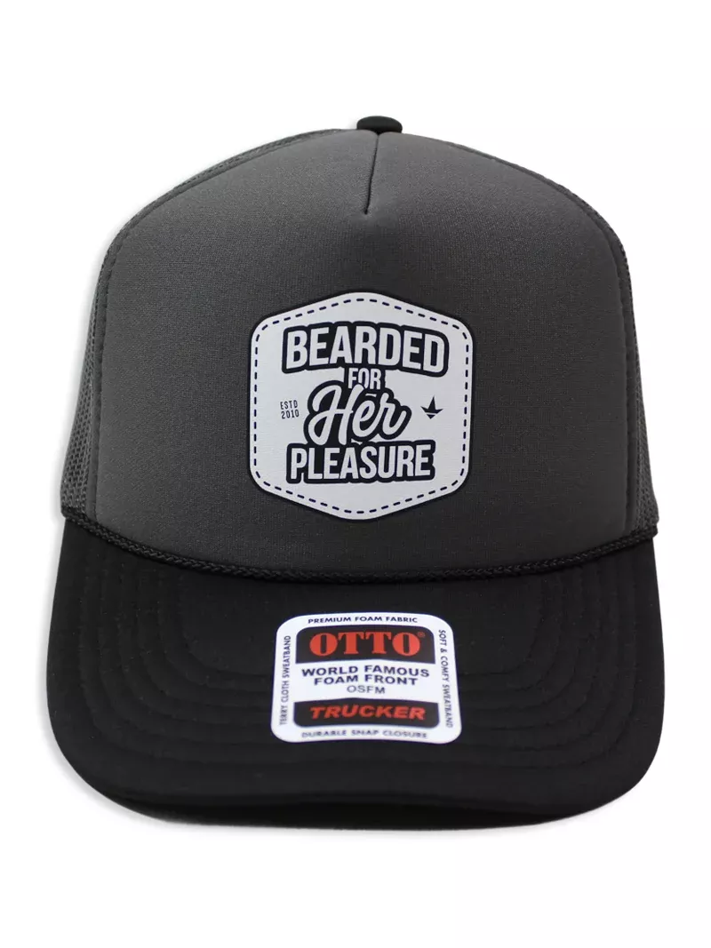 Bearded For Her Pleasure Trucker Hat