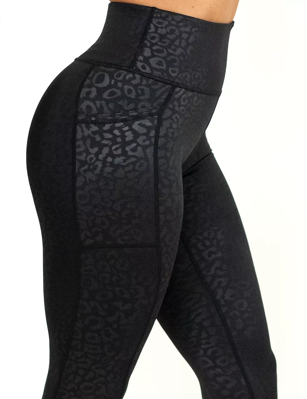 Black Leopard Leggings