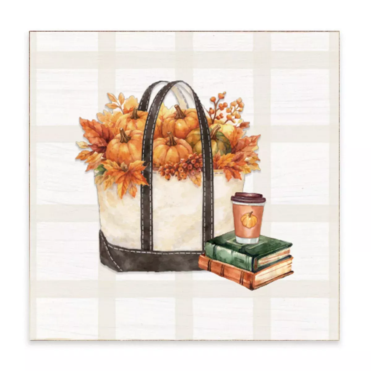 Block - Fall Boat Tote