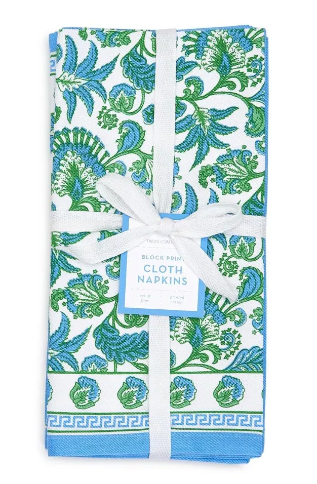Block Print Cloth Napkins