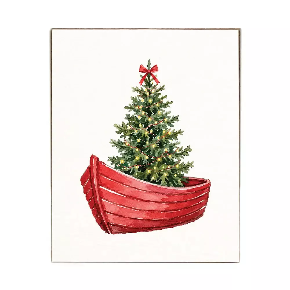 Block - Tree In Boat