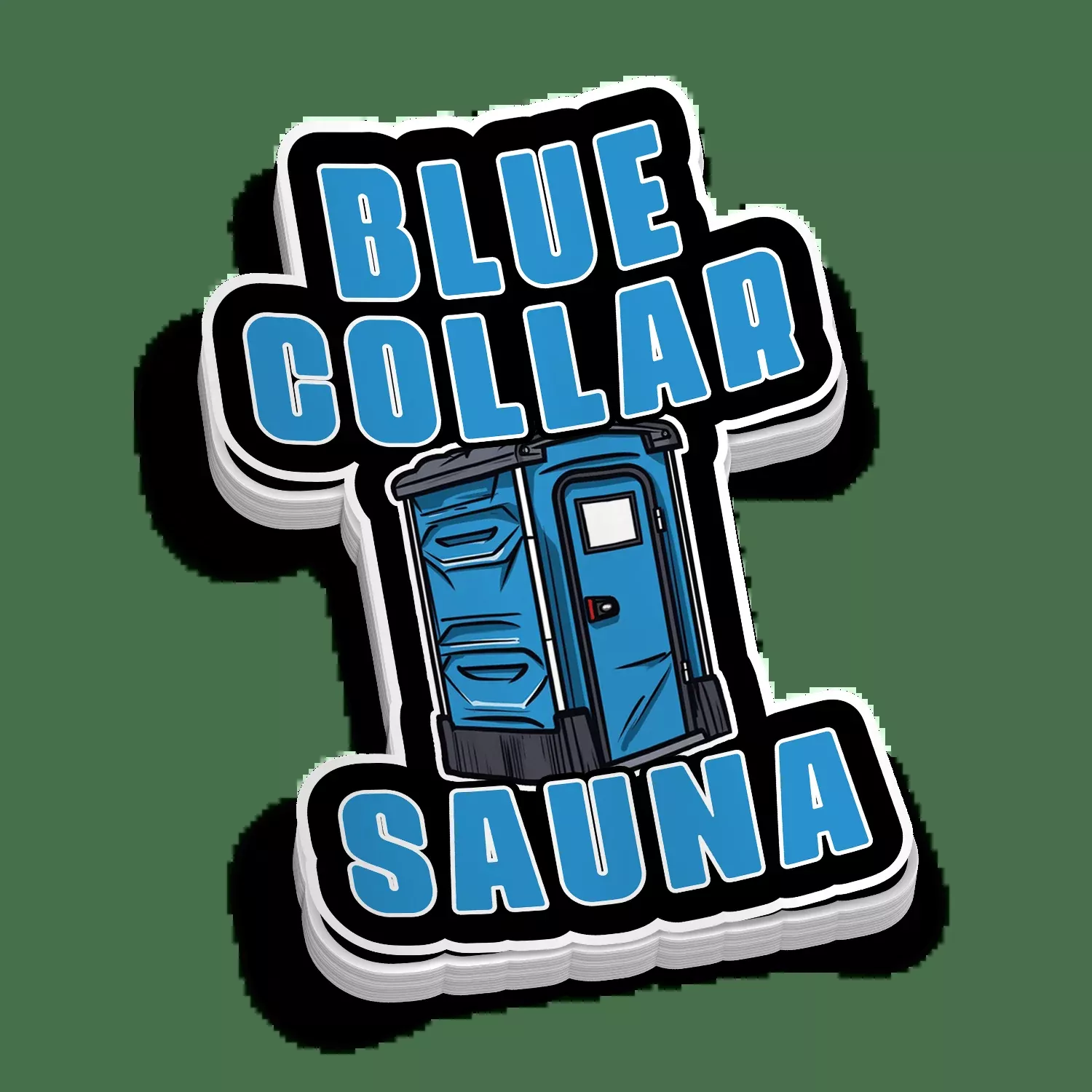 Blue Collar Suana -Hard Hat Decal