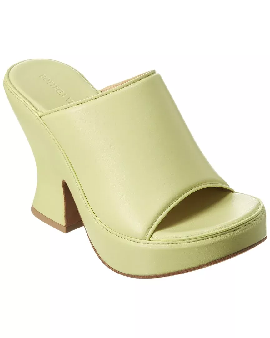 Bottega Veneta Leather Platform Sandal
