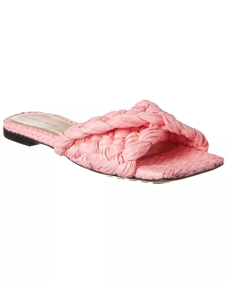 Bottega Veneta Stretch Raffia Sandal