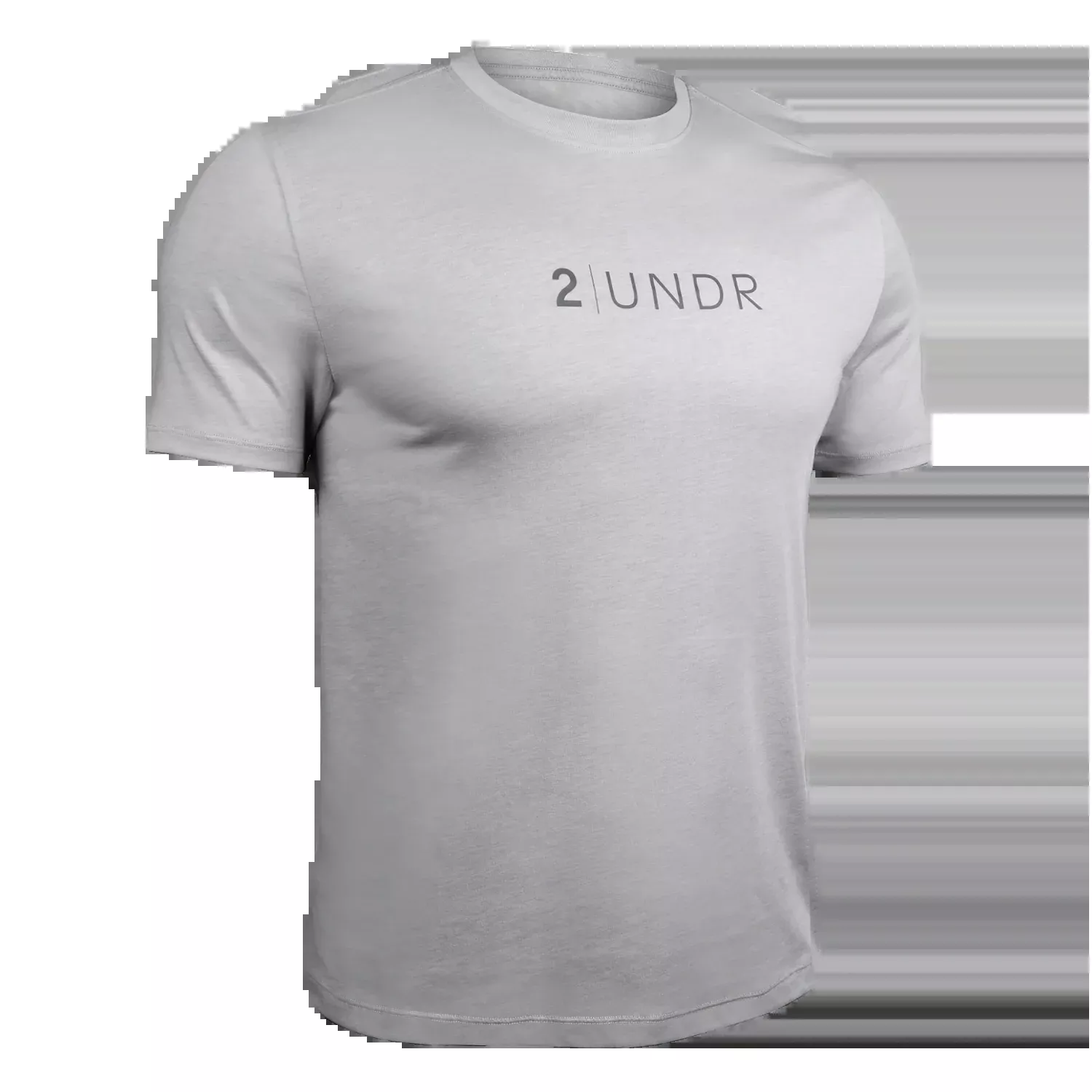 Branded All Day Crew Tee - Heathered Grey