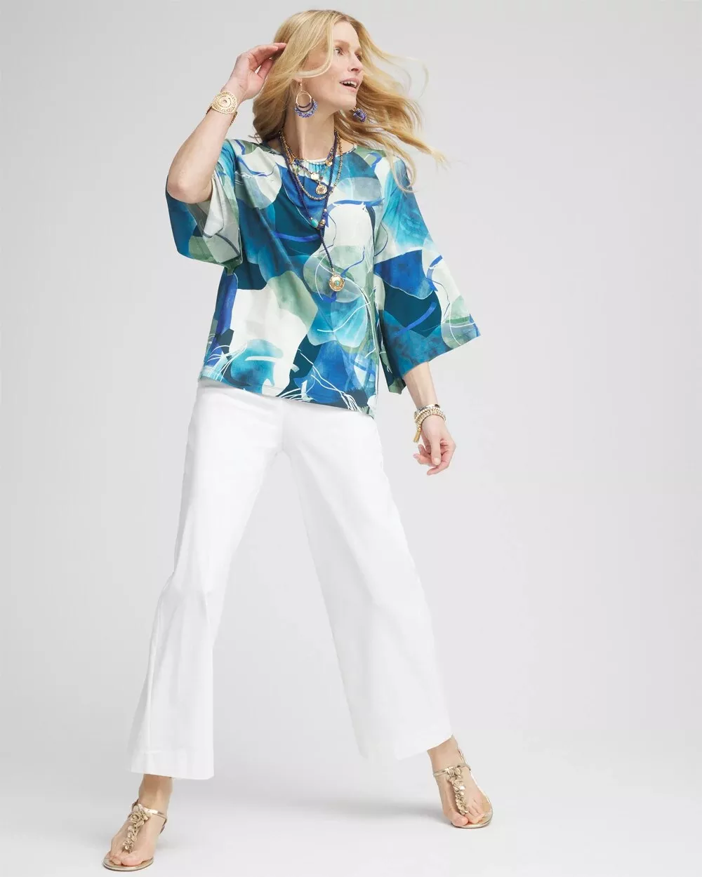 Brigitte™ Pull-On Wide Leg Cropped Pants