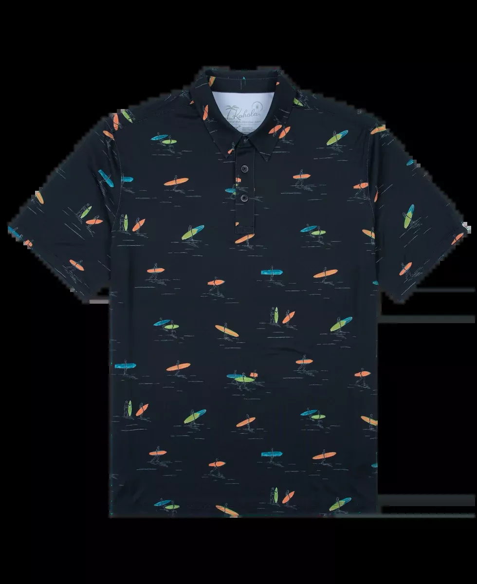 brrr° Performance Polo - Surf Check