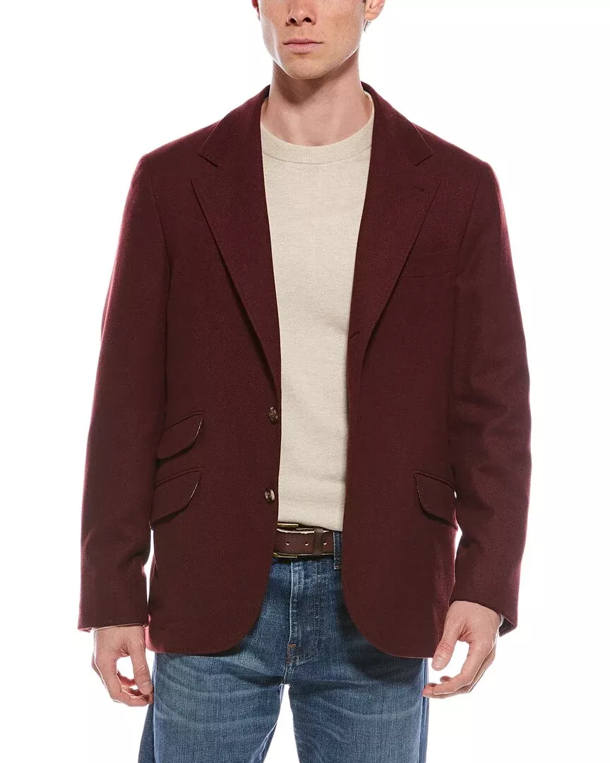 Brunello Cucinelli Wool, Silk, & Cashmere-Blend Jacket