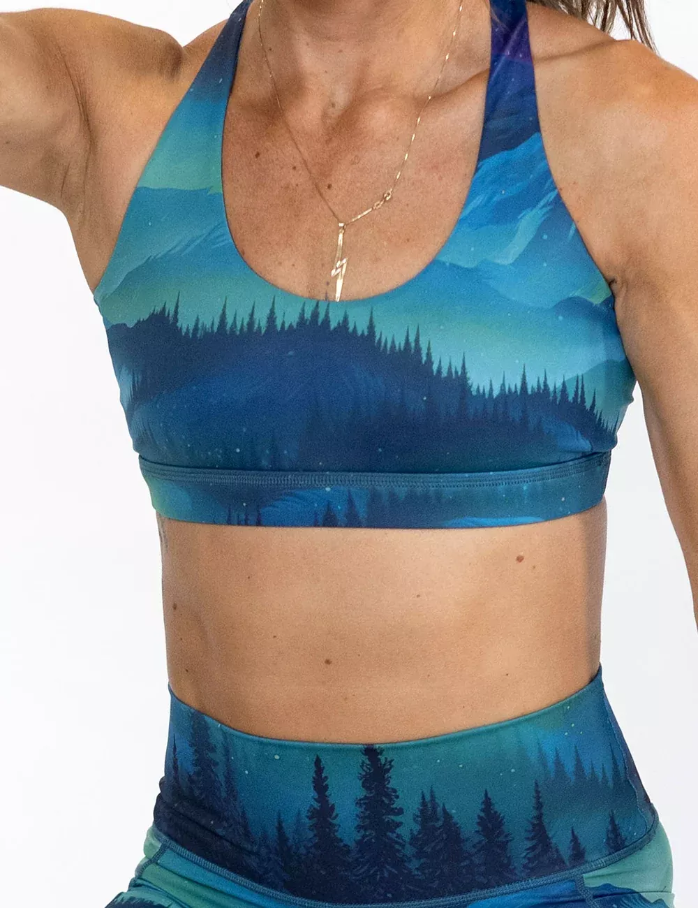 Butterfly Back Bra | Aurora Borealis