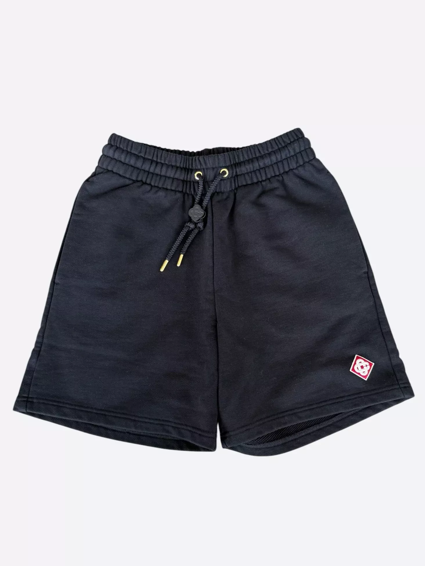 Casablanca Black & Red Diamond Patch Shorts