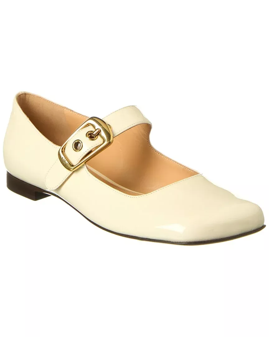 Chloé Polly Patent Ballerina Flat