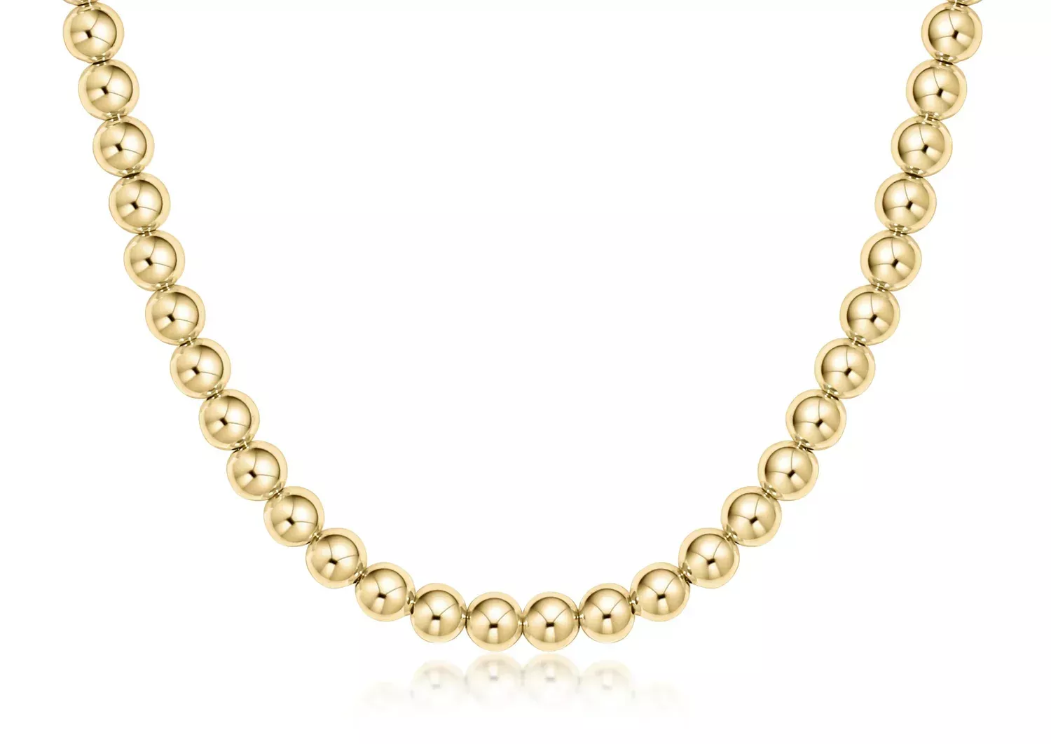 choker classic gold 6mm bead