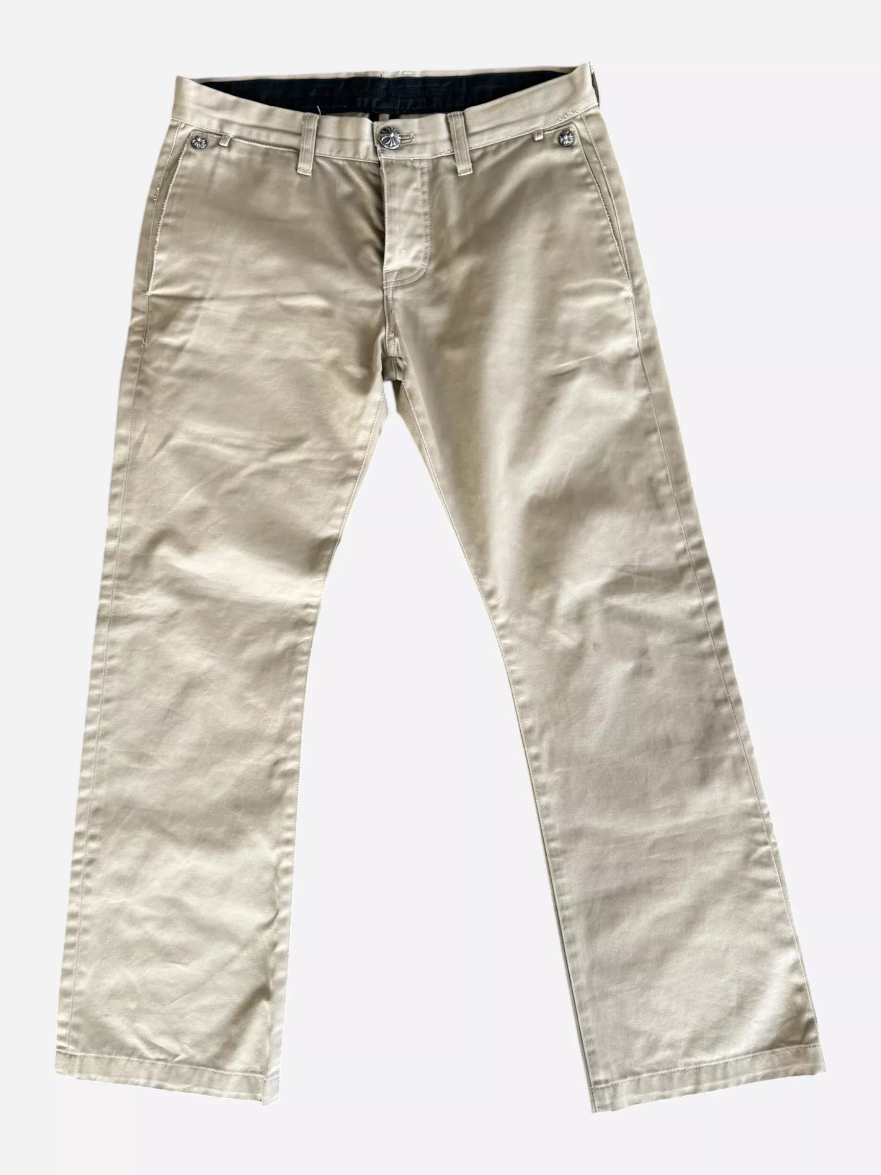 Chrome Hearts Beige Chinos