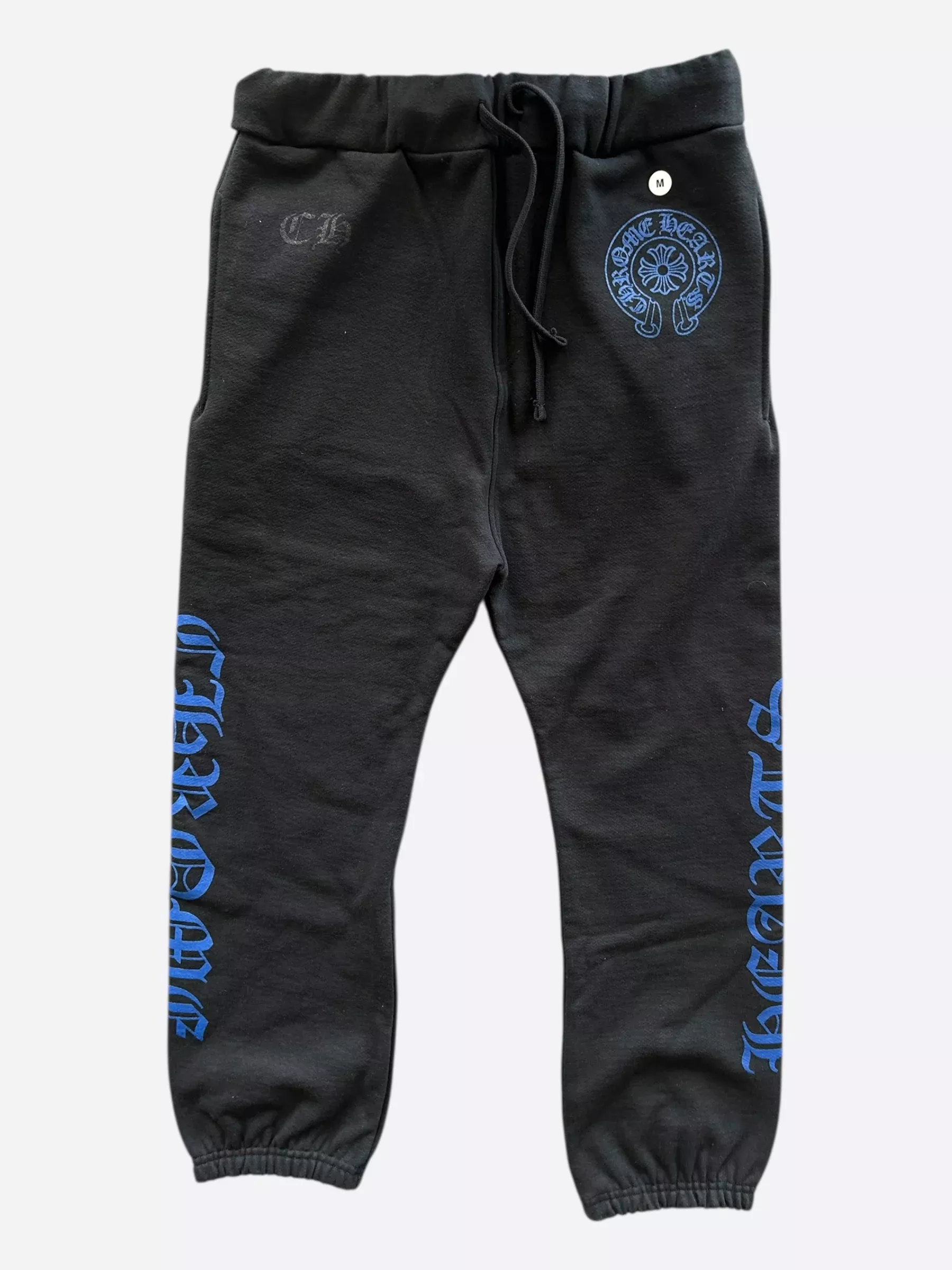 Chrome Hearts Black & Blue Logo Sweatpants