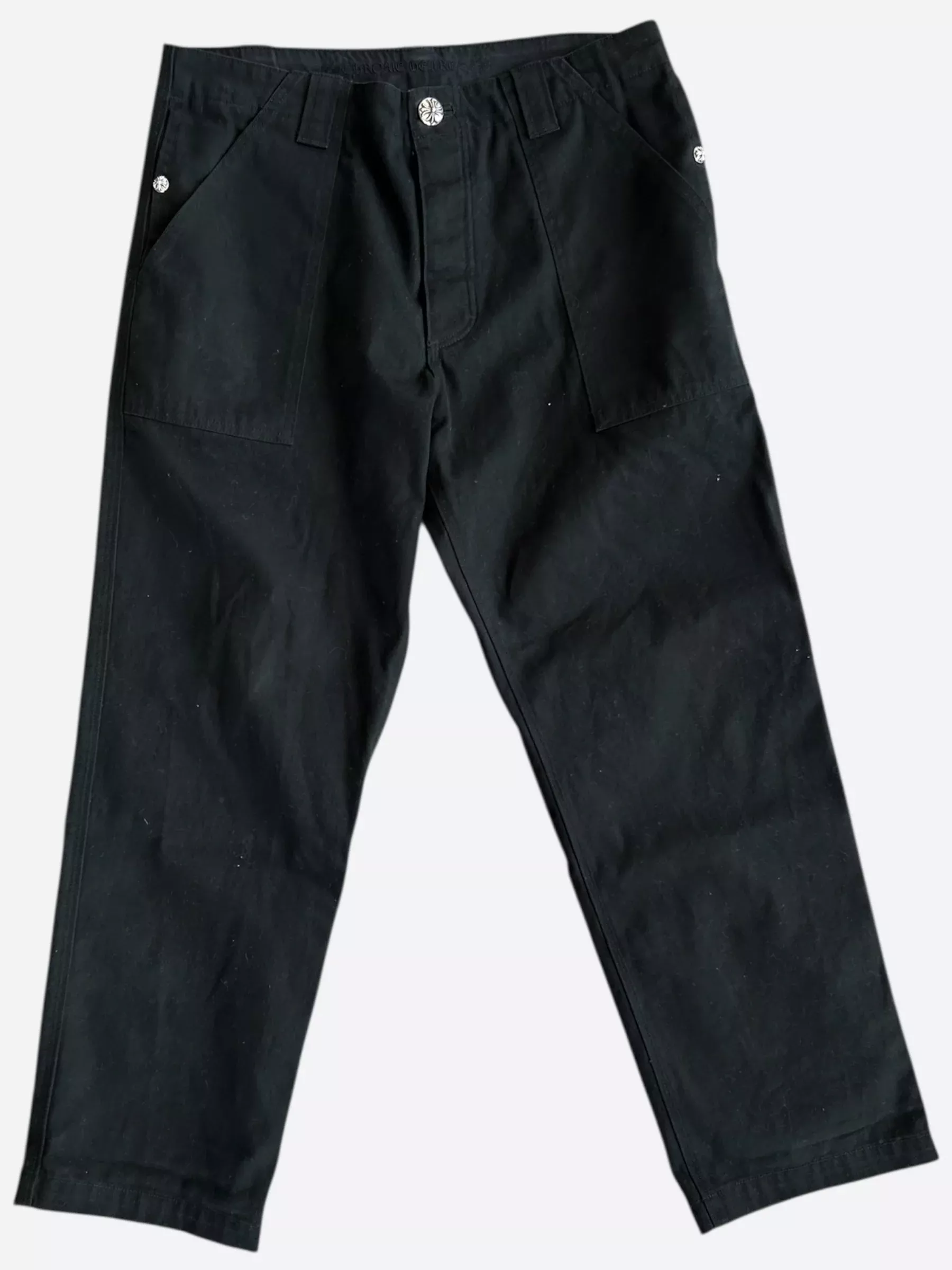 Chrome Hearts Black Cargo Pants