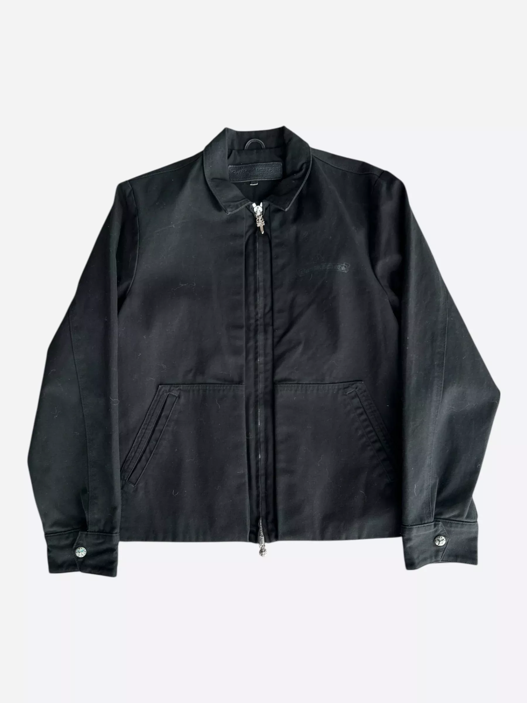 Chrome Hearts Black Eyechart Work Jacket