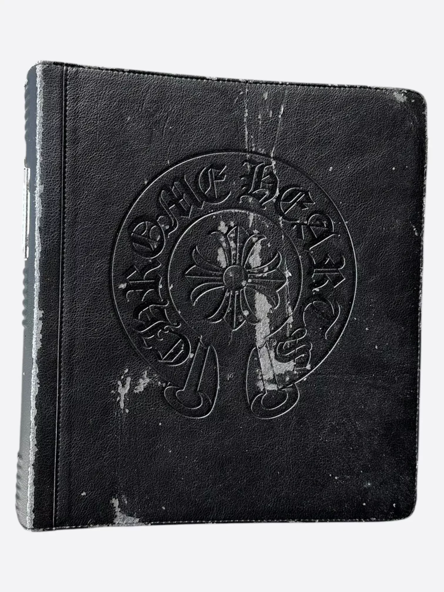 Chrome Hearts Black Leather Binder