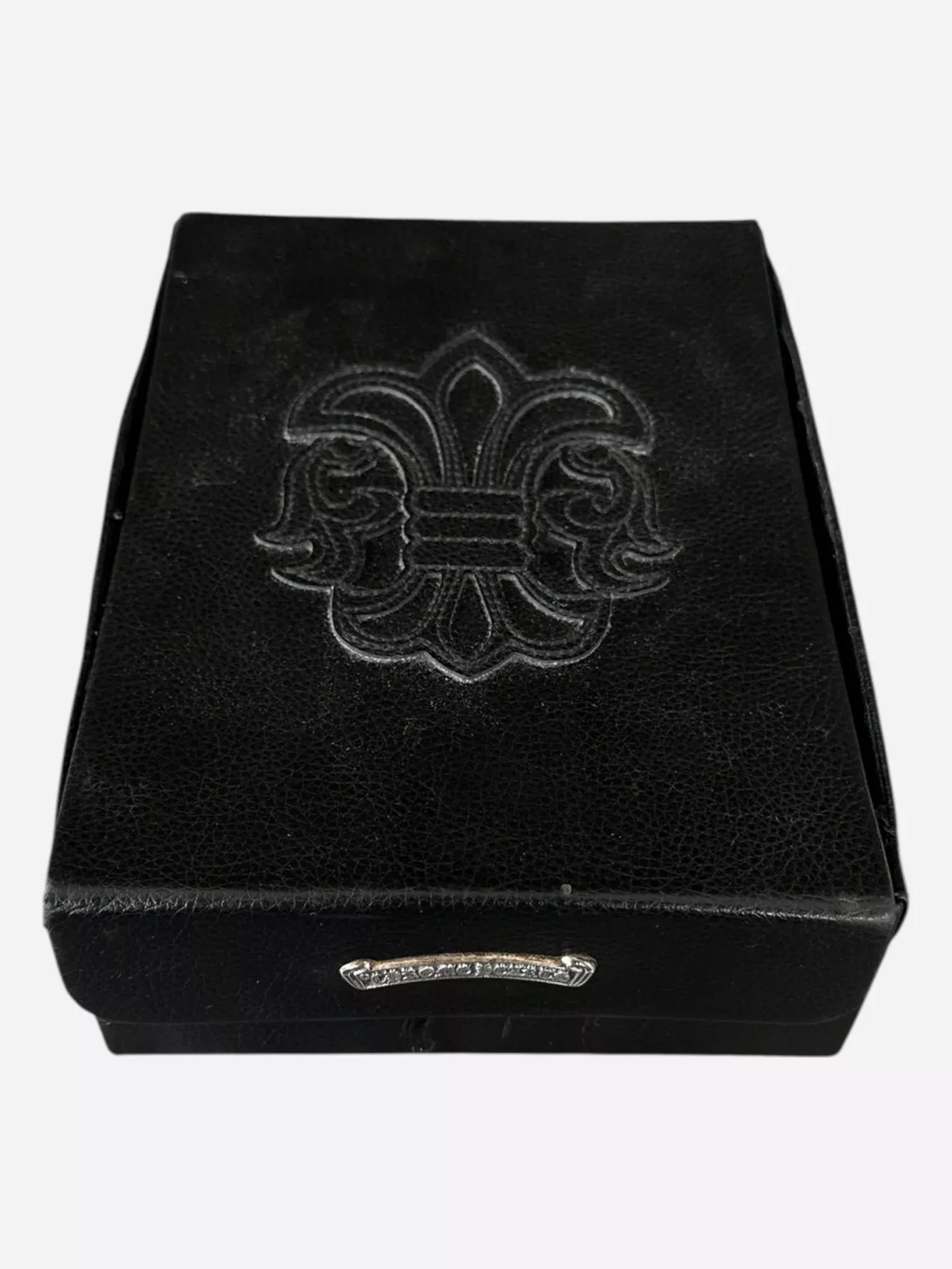 Chrome Hearts Black Leather Sunglasses Case