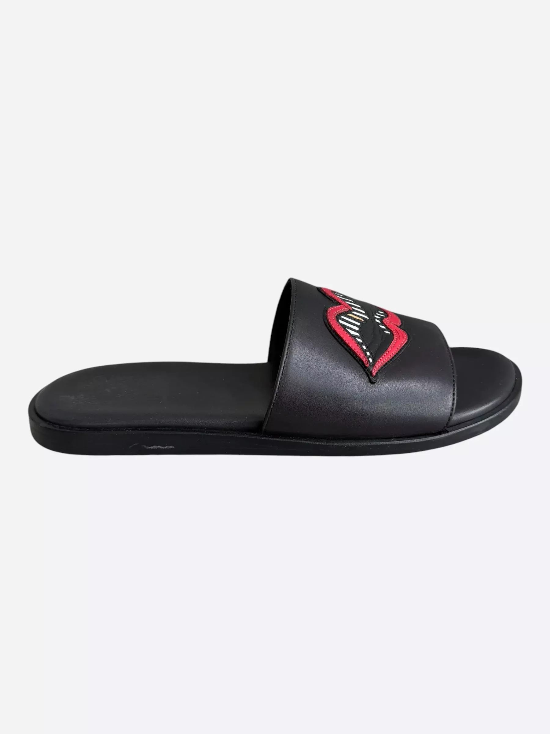 Chrome Hearts Matty Boy Black Chomper Slides