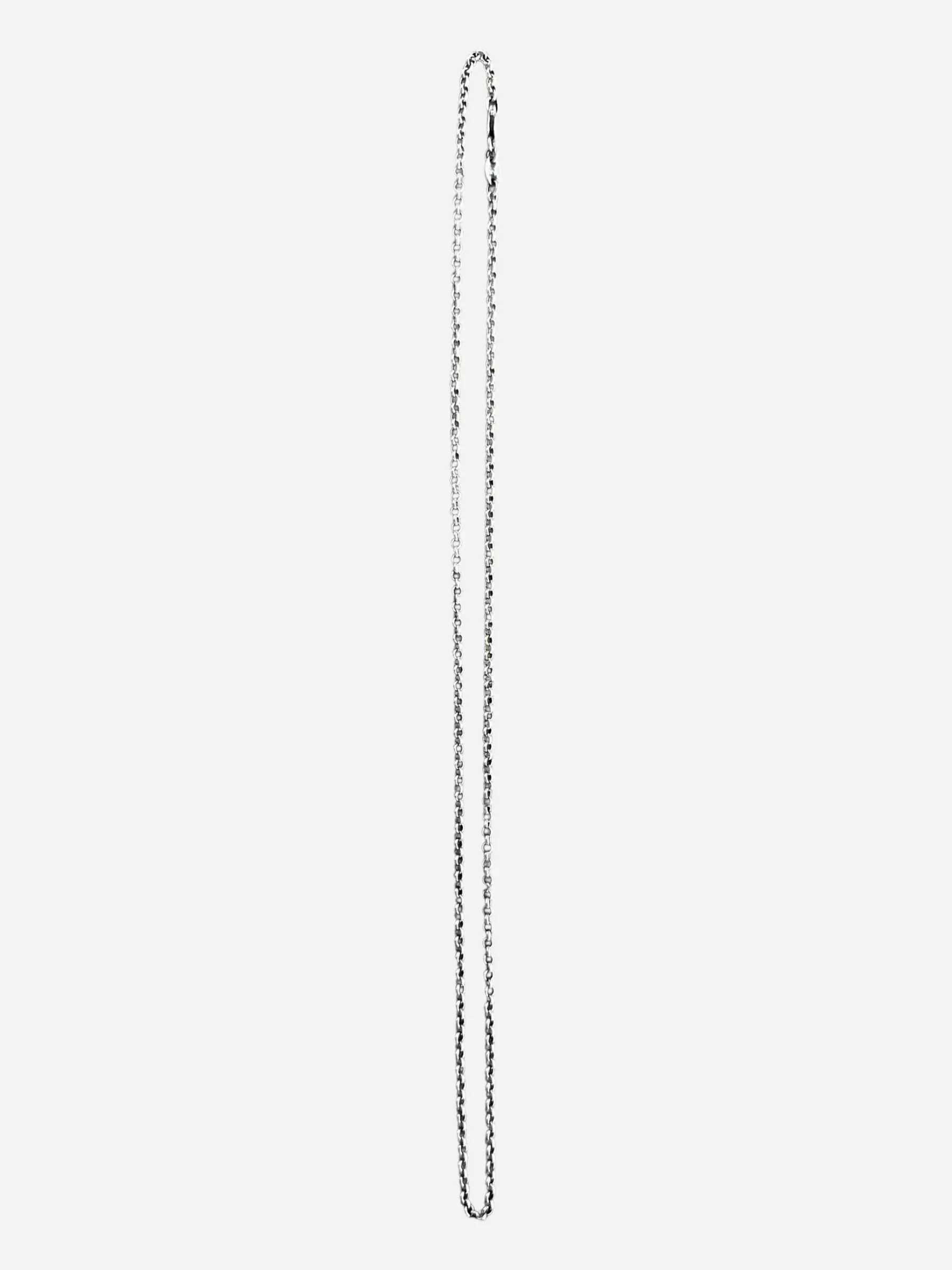 Chrome Hearts Silver Roll Necklace