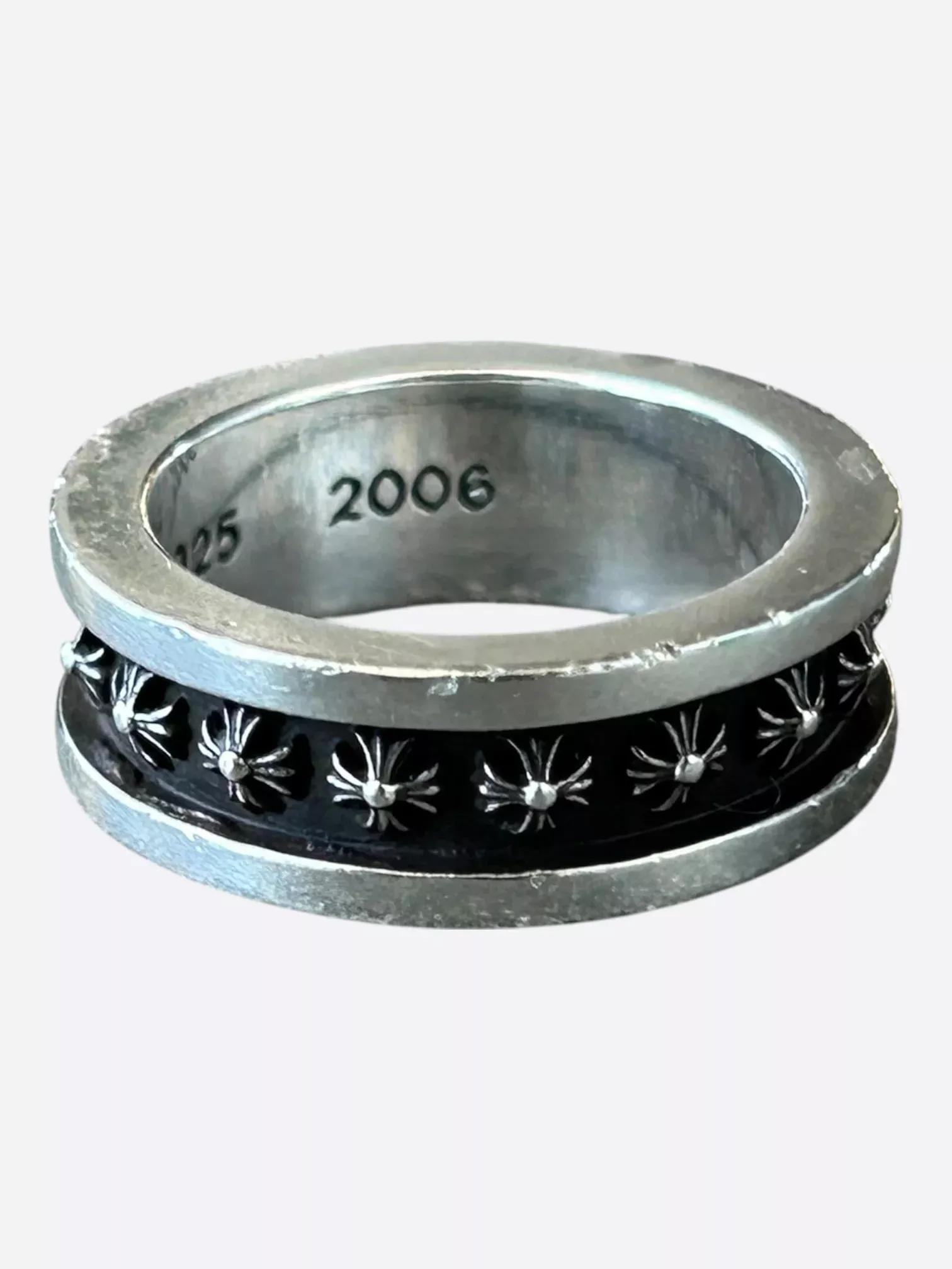 Chrome Hearts Silver Tiny Plus Ring